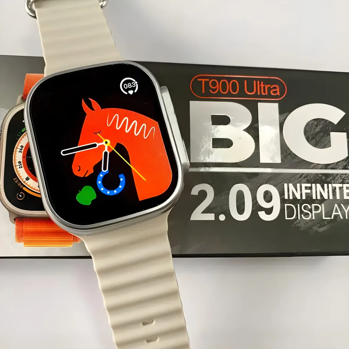 T900 Ultra Smartwatch Clone - 2.09" Display & Wireless Charging in Low Rate - Image 4