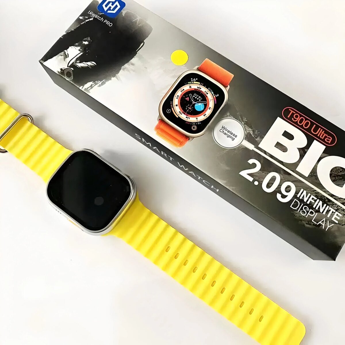 T900 Ultra Smartwatch Clone - 2.09" Display & Wireless Charging in Low Rate - Image 3