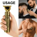 Powerful T9 Hair Trimmer – Rechargeable, Long Battery Life, and Multiple Attachments - Image 6